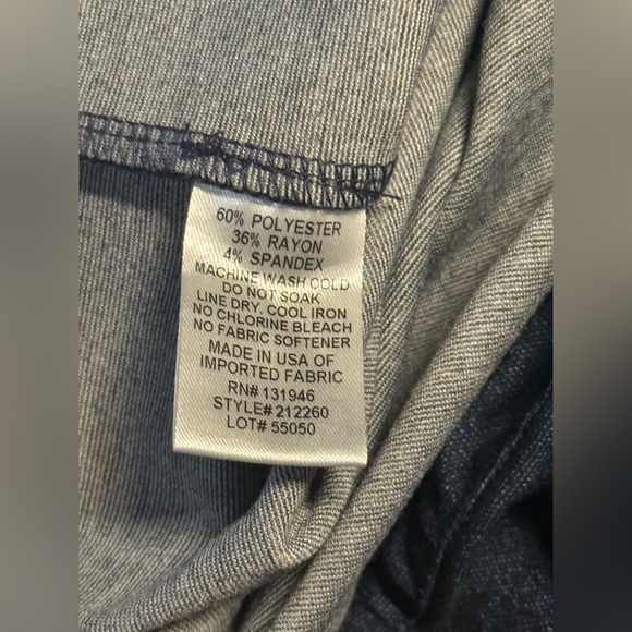 Jude Connolly Nicolette Pant Blue Wide Leg Stretch M - Picture 9 of 9